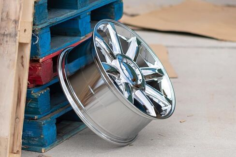 إطارات OE Wheels CV85 مقاس 20 بوصة تناسب طراز يوكون دينالي 6x139.7 20x8.5 كروم - هولاندر 5304 (مجموعة من 4) in Saudi Arabia