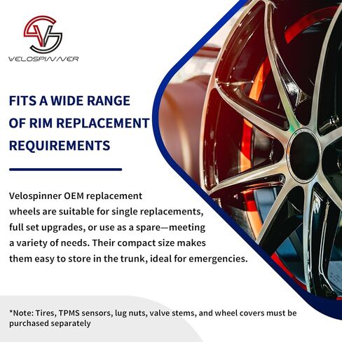 New Single 18" 18x7.5 Inch Alloy Wheel for 2013-2015 Toyota Avalon | OEM Design Replacement Rim | Machined Silver | Direct Fit - OE Stock Specs | 69624 in Kuwait