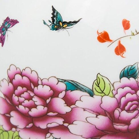 جرة حرق الجثث المصنوعة من السيراميك على شكل فراشة للرماد - متوسطة - تحمل ما يصل إلى 60 بوصة مكعبة من الرماد - جرة حرق الجثث البيضاء in Kuwait