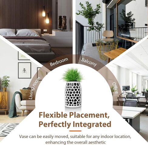 Upgrade Camera Disguise Vase Compatible with Ring Indoor 2nd Gen Camera, Includes Fake Plant in Kuwait