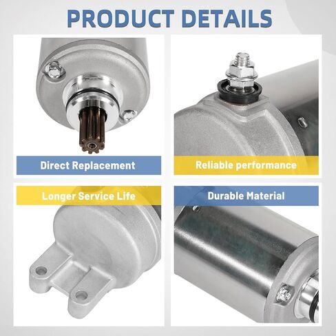 12V Engine Starter Motor, 31400014 Fit for 2015-2020 Harley Davidson Street 500 750 - Replace TG428000-9461 in Kuwait