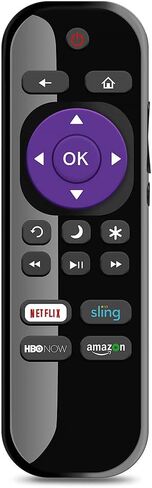 Gvirtue[2 Pack] جهاز التحكم عن بعد بديل فقط لـ Roku-TV، لأجهزة TCL Roku/Hisense Roku/Onn Roku/Sharp Roku/Insignia Roku/Element Roku/Westinghouse Roku Smart TV (ينطبق فقط على تلفزيون Roku) in Kuwait
