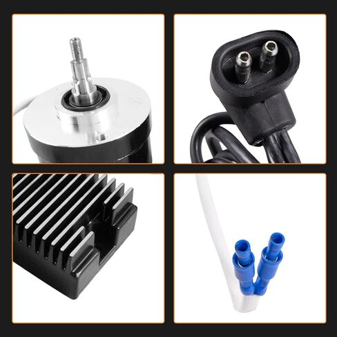 32-0371 Black 17 Amp 12 Volt Alternator Generator Conversion Kit Compatible with Harley-Davidson 1936-1973 G 1958-1982 XL 1941-1969 FL 1936-1952 W in Kuwait