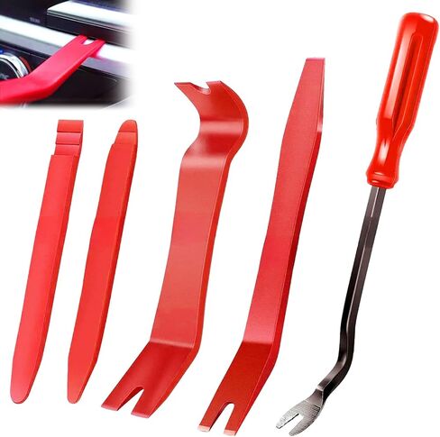 Nylon Pryl Tool Set 5-Pack Panel Clip and Fastener Remover Pry Tools with Ergonomic Handle for Door Panels Dashboard Upholstery Garage Workshop in Saudi Arabia