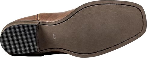 J's.o.l.e Cowboy Boots for Men Square Toe Western Dress Boots Casual Mid Calf Pull On Riding Boot Brown in Saudi Arabia