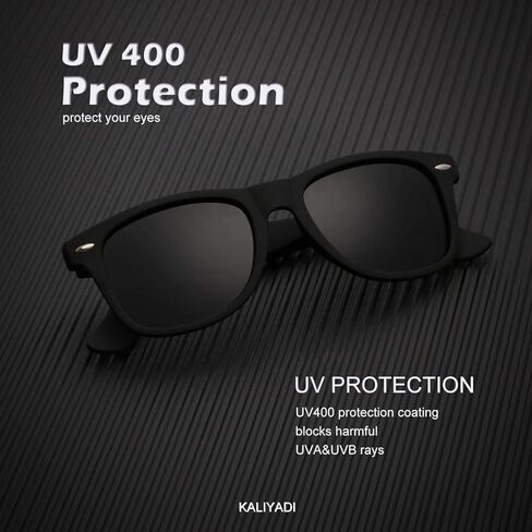 KALIYADI Mens Classic + Retro Sunglasses, Better in Bundle! in Saudi Arabia