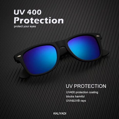 KALIYADI Mens Classic + Retro Sunglasses, Better in Bundle! in Saudi Arabia