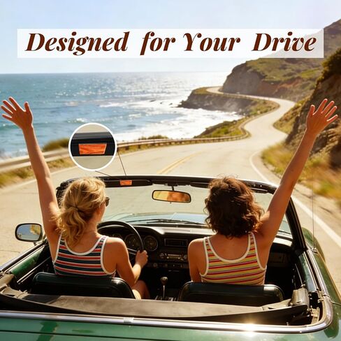 معطر هواء للسيارة - معطر هواء خشبي - خشب الساج العنبر كابانا - معطرات سيارة طبيعية تدوم طويلاً - مشبك متضمن in Kuwait