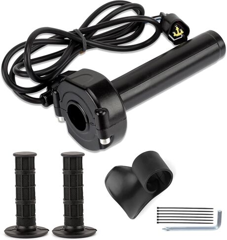 Full Twist Throttle Waterproof Throttle for Surron Light Bee X/S Segway X160/X260 E-Ride Pro Ebike Electric Dirt Bike Quick Response Throttle Kit (Carbon Fiber Style) in Saudi Arabia