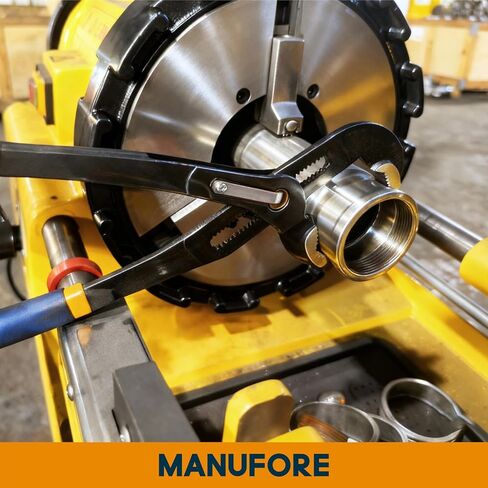 كماشة مضخة مياه من مانفور، 7/10/12 بوصة كماشة مفصلية سريعة الفك مع فك على شكل حرف V، لأنابيب الإمساك والقضبان والأعمدة in Kuwait