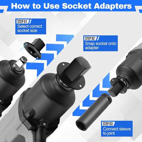 مجموعة محول مقبس منخفض 4 قطع، محول سقاطة المحرك للمساحات الضيقة 3/4 بوصة إلى 1 بوصة، 1/2 بوصة إلى 3/4 بوصة، 3/8 بوصة إلى 1/2 بوصة، 1/4 بوصة إلى 3/8 بوصة in Kuwait