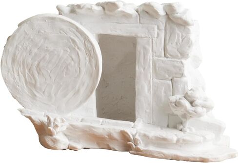 Deseret Book Empty Tomb Easter Scene - He is Risen - Resin Marble Finish Sculpture - Religious Easter Decoration for Home, Office Tabletop, Shelf Decor (5 inch) in Saudi Arabia