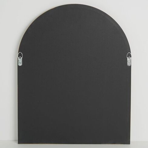 LVMU Arched Farmhouse Wall Mirror Natural Walnut/Oak Elegant Woodgrain Large Vanity Decorative Mirrors 16''x20''/20''x30'' Tempered Glass Bathroom Over Sink, Entryway Living Room (Oak, 20" L x 16" W) in Saudi Arabia