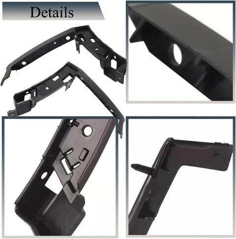 2pcs Front Left Right Side Bumper Cover Support Bracket Holder for Lincoln for MKZ 2013 2014 2015 2016 DP5Z17C947B DP5Z17C947A distintivo in Saudi Arabia