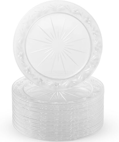 Blue Sky Simcha Collection Crystal Clear 6 Oz Plastic Bowls - 20 Count, Disposable Elegance for Special Occasions & Effortless Cleanup in Saudi Arabia
