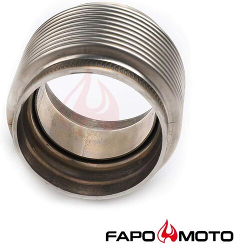 FAPO MOTO 2.5 "ID T304 SS منفاخ عادم فليكس 2.55" أنبوب مشترك طويل مرن قوي للغاية in Kuwait