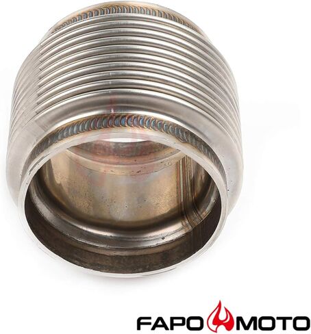 FAPO MOTO 2.5 "ID T304 SS منفاخ عادم فليكس 2.55" أنبوب مشترك طويل مرن قوي للغاية in Kuwait