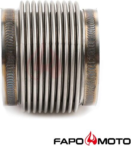 FAPO MOTO 2.5 "ID T304 SS منفاخ عادم فليكس 2.55" أنبوب مشترك طويل مرن قوي للغاية in Kuwait