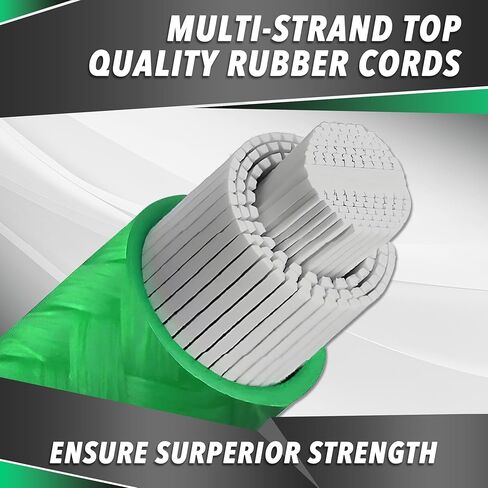 CARTMAN 1/8“ Marine Grade Elastic Cord Crafting Stretch String, 10ft, for Camping, Kayak Deck, Crafting Red Color in Saudi Arabia