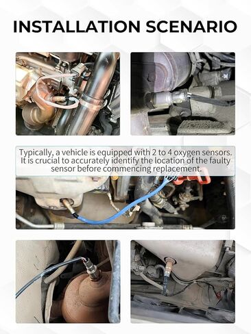 O2 Oxygen Sensor 234-4092 234-4123 Upstream and Downstream Fit for 2001-2005 Honda Civic 1.7L D17A7 CNG, 2PCS in Kuwait