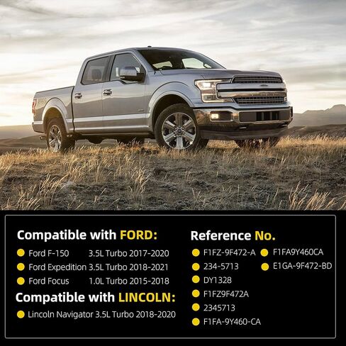 مستشعر الأكسجين Dasbecan F1FZ-9F472-A Upstream O2 متوافق مع Ford F150 F-150 2017-2020 3.5L Expedition 2018-2021 Focus 2015-2018 1.0L Lincoln Navigator 2018-2020 Turbo Ecoboost يستبدل # 234-5713 in Saudi Arabia