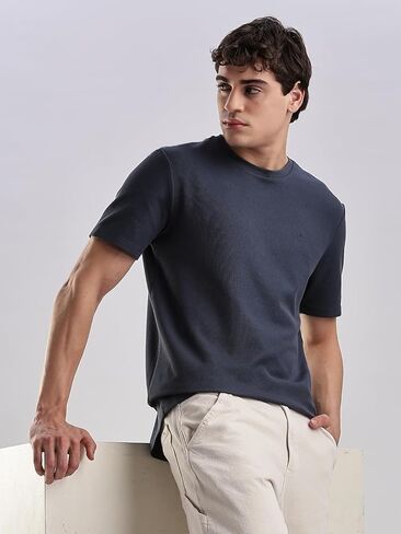 Calvin Klein Men's Micro Waffle Short Sleeve T-Shirt in Saudi Arabia