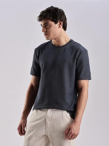 Calvin Klein Men's Micro Waffle Short Sleeve T-Shirt in Saudi Arabia