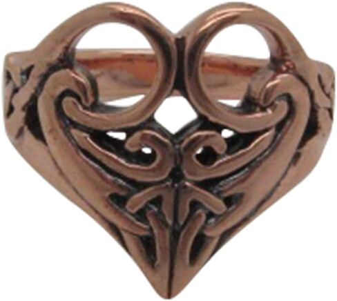 Solid copper Celtic Knot band ring CRI637-1/2 an inch wide Available in sizes 6 thru 10. in Saudi Arabia