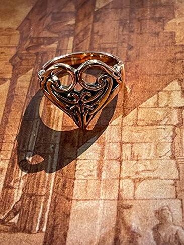 Solid copper Celtic Knot band ring CRI637-1/2 an inch wide Available in sizes 6 thru 10. in Saudi Arabia