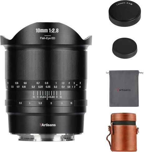 7artisans 10mm F2.8 II Full Frame Ultra Wide Angle Fisheye Lens 185°Manual Focus for Leica/Panasonic/Sigma L Serise Mirrorless Camera in Kuwait