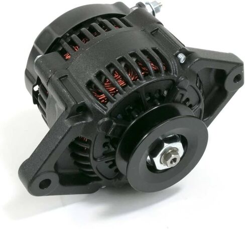 TSP Black Mini Denso Racing Style V-Belt 90 Amp Alternator in Kuwait