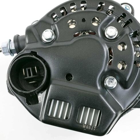 TSP Black Mini Denso Racing Style V-Belt 90 Amp Alternator in Kuwait