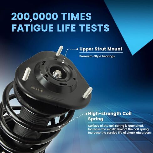 4PCS Front Struts & Sway Bars End Links for 2003 2004 2005 2006 2007 2008 Toyota Corolla Shocks Absorbers Assembly w/Coil Spring Suspensions Replace 172114 172115 K90433/K80230 in Kuwait