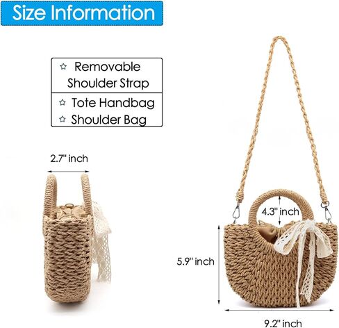 Straw Clutch Top Handle Handbags Rattan Straw Bag Summer Beach Tote Shoulder Bag Crossbody Travel Beach Tote in Saudi Arabia