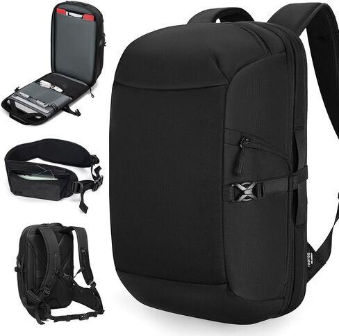 reeyee A1 plus Aurora 30L Travel Backpack, Water-Repellent CORDURA Fabric Laptop Bag with 180° Opening, Wet Dry Separation, X-Shaped Breathable System, Business Commuter Rucksack for Men & Women in Kuwait