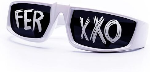 Ferxxxo Glasses, Gafas del ferxxxo, Feliz cumpleaños ferxxxo, Ferxxxo Merch, Sports Sunglasses (White) in Saudi Arabia