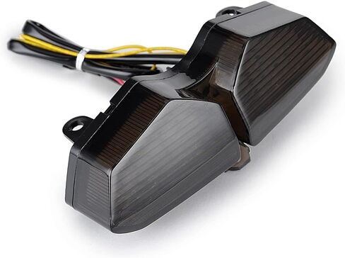MZS مصباح خلفي للدراجة النارية متوافق مع YZF R6 YZF-R6 2003-2005 / R6S 2006-2009، LED إشارة الانعطاف المتكاملة الوامض تشغيل الفرامل الضوء الخلفي الدخان in Saudi Arabia