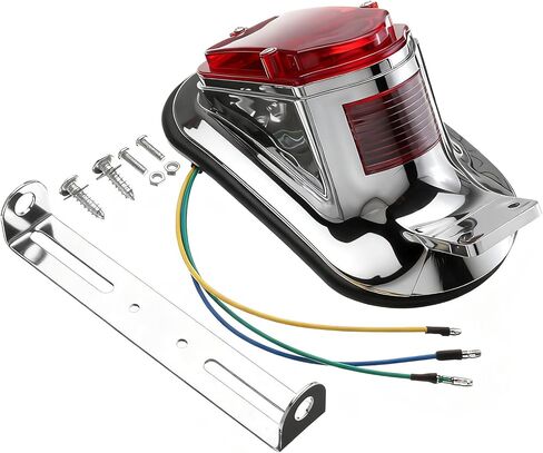 Chrome Tail Lights FL style rear fendors 1973/1998,Big Twin 1947/1954 and custom applications in Saudi Arabia