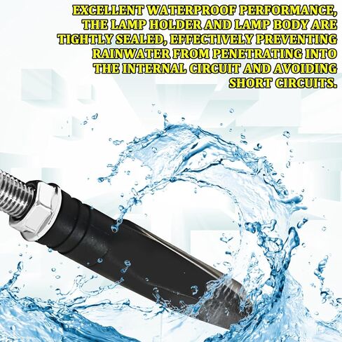 4PCS Motorcycle Turn Signals, Ultra-Bright 12V Front & Rear LED Turn Signal Bulb, Upgraded Sequential Flow Blinkers Indicator LED Lights for Tail Light, Daytime Running and Brake Light in Kuwait