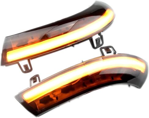 Dynamic Turn Signal Light Rearview Mirror Smoked Lens Turn Signal Indicator Light LED Turn Singal Blinker Light Compatible with Volkswagen VW Golf 5 Jetta MK5 Passat B6 B5.5 EOS in Saudi Arabia