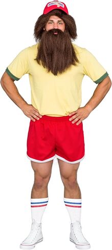 مجموعة Forrest Gump The Running Man الكاملة الفاخرة لأزياء الهالوين التنكرية in Saudi Arabia