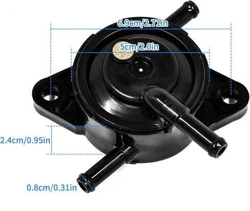Fuel Pump Compatible with Kawasaki FR FX FS Series Engines FR541V FR600V FR651V FR691V FR730V FS481V FS541V FS600V FS651V FS691V FS730V Replacement 49040-0770 49040-7008 in Kuwait