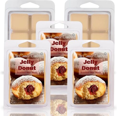 The Candle Daddy Jelly Donut - Sweet Pastry and Fruit Scented Wax Melt - 1 Pack - 2 Ounces - 6 Cubes in Saudi Arabia