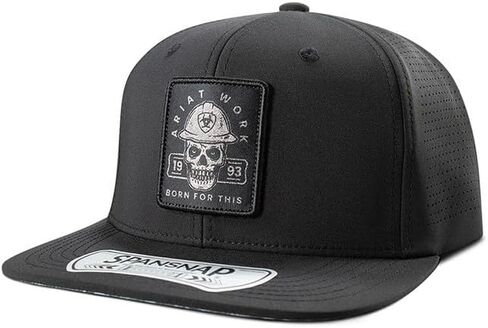 Ariat Mens Cap Snap Back Reflective Patch Black A290002201 in Saudi Arabia