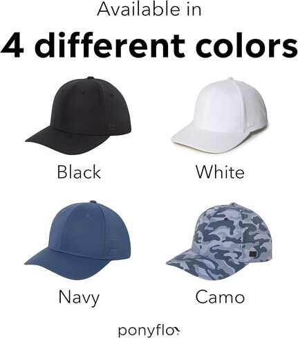 Ponyflo Bro - Elastafit Classic - Baseball Hat Men - Running Hat Men - Gym Hat - Sweat Wicking Hat - Mens Baseball Hat in Saudi Arabia