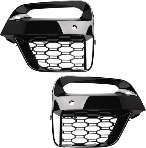 51118092758 غطاء إطاري ضوء الضباب مصبغة مع ثقب مستشعر PDC مناسب لسيارات BMW X3 G01 2018-2021 مناسب لـ X4 G02 2019-2021 غطاء مصبغة خارجي للمصد الأمامي يحل محل 51118092757 in Kuwait