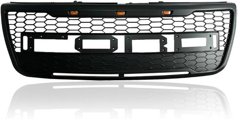 Front Upper Bumper Grille Black w/LED Fit for F0RD Explorer 2012-2015 in Saudi Arabia