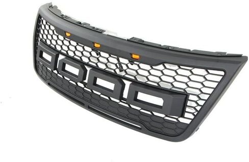 Front Upper Bumper Grille Black w/LED Fit for F0RD Explorer 2012-2015 in Saudi Arabia