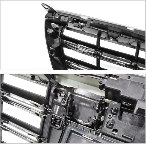 MGWILL Front Bumper Upper Grille Grill Compatible with 2013-2020 Mercedes Benz S-Class W222 S400 S500 S550 S600 W/Camera Hole Replaces 1KPMB1211179 Black in Saudi Arabia