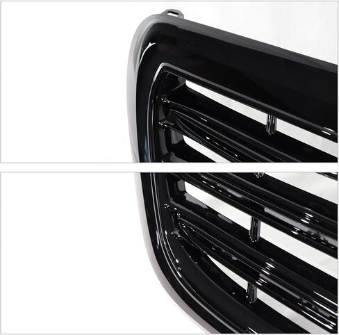MGWILL Front Bumper Upper Grille Grill Compatible with 2013-2020 Mercedes Benz S-Class W222 S400 S500 S550 S600 W/Camera Hole Replaces 1KPMB1211179 Black in Saudi Arabia